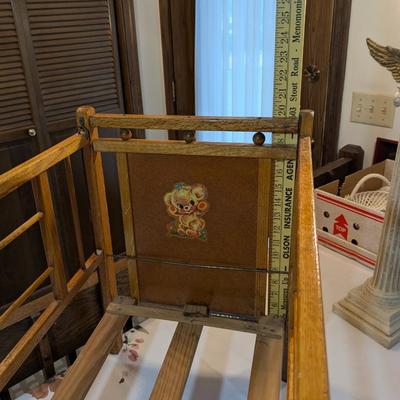 Whitney Brothers Vintage Wooden Baby Doll Crib