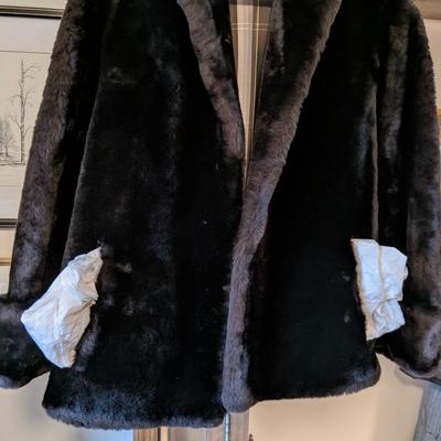 Vintage Faux Fur Lg Women's Jacket