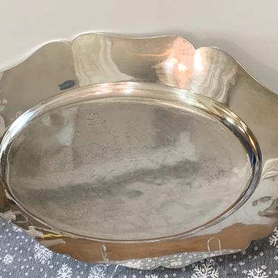 Shreve & Co. 16” x 12” Sterling Silver Service Platter (925 grams)