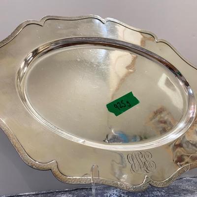 Shreve & Co. 16” x 12” Sterling Silver Service Platter (925 grams)