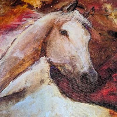 Beautiful Print on Canvas of Horses