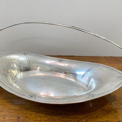 13” x 6” Sterling Silver Basket (344 grams)
