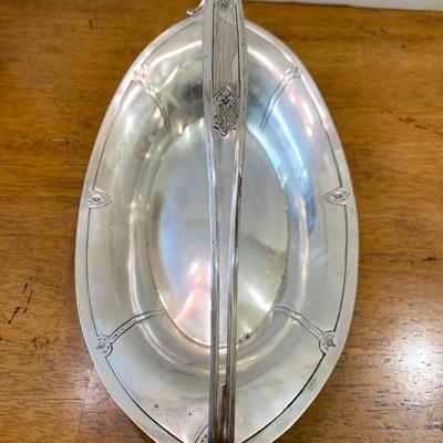 13” x 6” Sterling Silver Basket (344 grams)