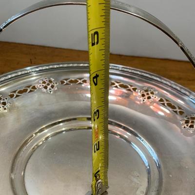 Whiting 10” x 6” Sterling Silver Basket (472 grams)