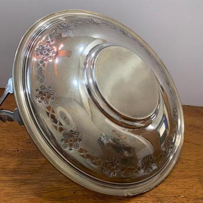 Whiting 10” x 6” Sterling Silver Basket (472 grams)
