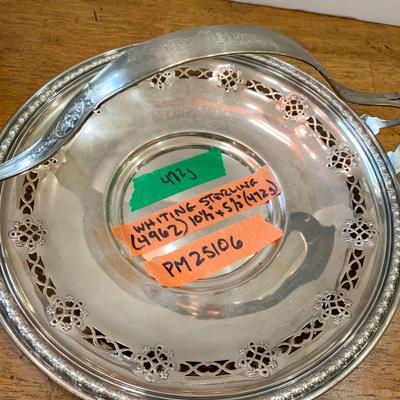 Whiting 10” x 6” Sterling Silver Basket (472 grams)