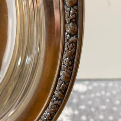 Sterling Silver & Silver Deposit Plates & Serving Bowl (796 grams)