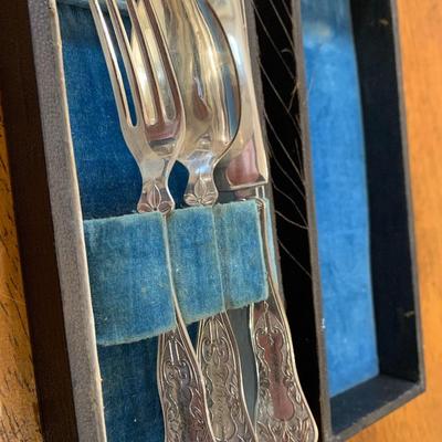 Ives Mfg. Co. Flatware Place Setting In Original Vintage Box