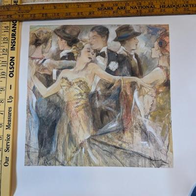 Lovely Ballroom Scene Print by Marisha