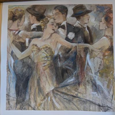 Lovely Ballroom Scene Print by Marisha