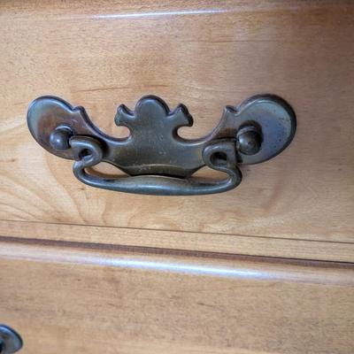 Vintage Maple Dresser and Mirror