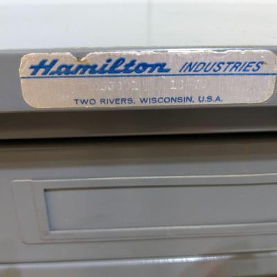 Vintage 10 Drawer Hamilton Industrial Blueprint/Maps/Artwork Filing Cabinet
