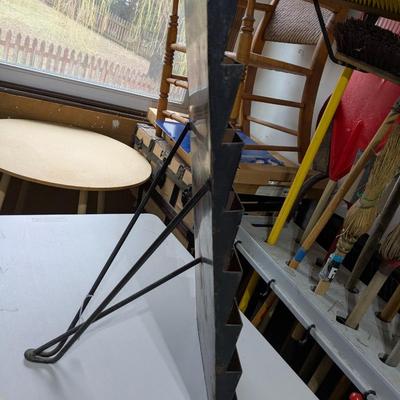 Antique Iron Train Ticket (?) Storage Display