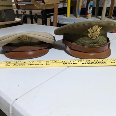 WWII US Air Force and Army Caps
