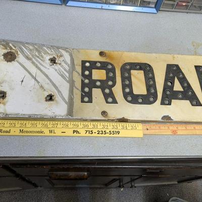 Antique Rail Road Crossing Porcelain Sign