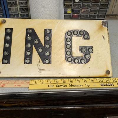 Antique Rail Road Crossing Porcelain Sign