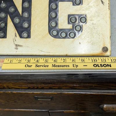 Antique Rail Road Crossing Porcelain Sign