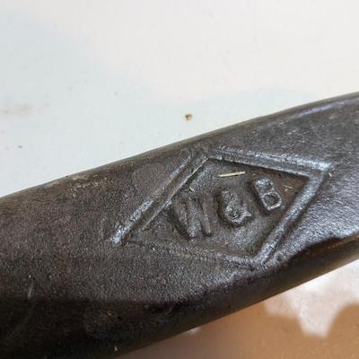 Vintage W & B Co. 10 1/2" Monkey Wrench