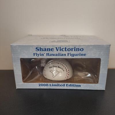 LOT 22K: MLB Philadelphia Phillies Figurines in Box: 2008 LE Shane Victorino “Flyin’ Hawaiian,” 2008 World Champions Charlie Manuel, 2007...