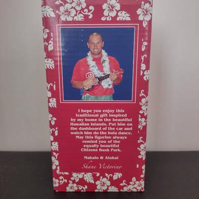 LOT 22K: MLB Philadelphia Phillies Figurines in Box: 2008 LE Shane Victorino “Flyin’ Hawaiian,” 2008 World Champions Charlie Manuel, 2007...