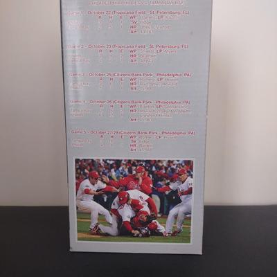 LOT 22K: MLB Philadelphia Phillies Figurines in Box: 2008 LE Shane Victorino “Flyin’ Hawaiian,” 2008 World Champions Charlie Manuel, 2007...