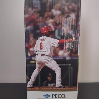 LOT 23K: MLB Philadelphia Phillies Bobble Figurines w/ Boxes: Ryan Howard