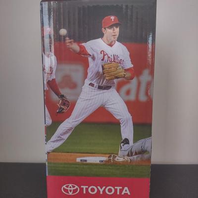 LOT 25K: MLB Philadelphia Phillies Chase Utley Bobble Figurines in Boxes