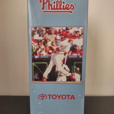 LOT 25K: MLB Philadelphia Phillies Chase Utley Bobble Figurines in Boxes