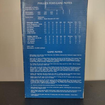 LOT 26K: MLB Philadelphia Phillies Bobble Figurines in Boxes: Jamie Moyer, Hunter Pence, Brad Lidge & Larry Bowa