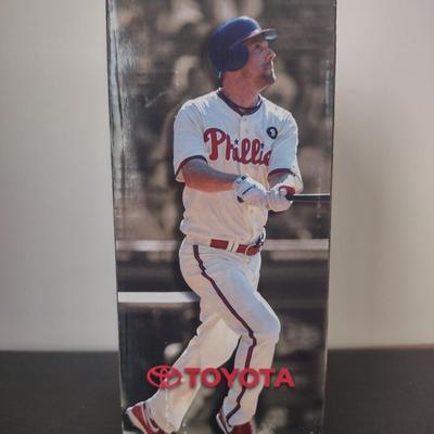 LOT 27K: MLB Philadelphia Phillies Player Collector’s Edition Bobble Figurines in Boxes: Maikel Franco & Cliff Lee
