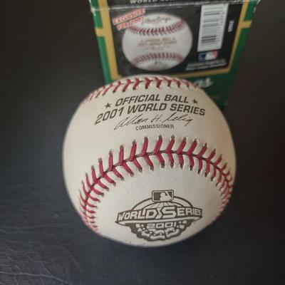 LOT 32K: Signed Curt Shilling 2001 World Series Baseball