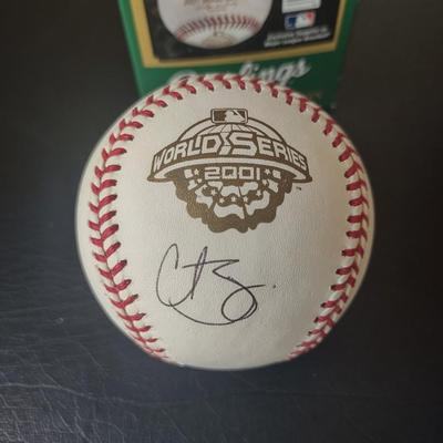 LOT 32K: Signed Curt Shilling 2001 World Series Baseball