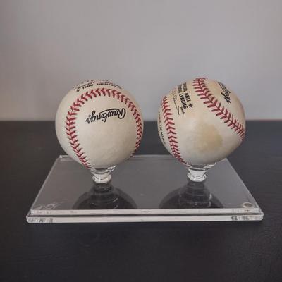 LOT 33K: Philadelphia's Greatest Centerfielders Signed Baseballs