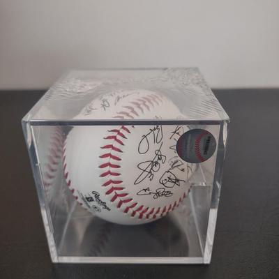 LOT 34K: 2008 World Series Champion Phillies Facsimile Signed Baseballs