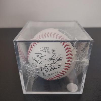 LOT 34K: 2008 World Series Champion Phillies Facsimile Signed Baseballs