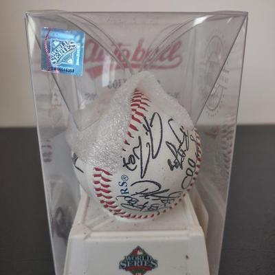 LOT 34K: 2008 World Series Champion Phillies Facsimile Signed Baseballs