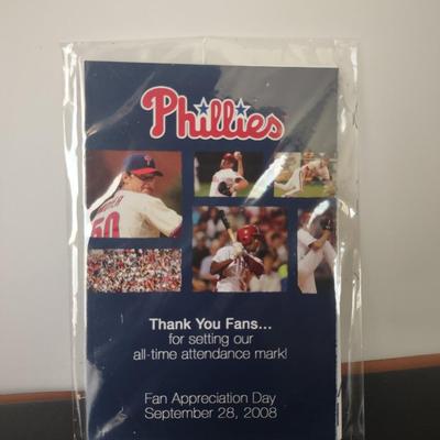 LOT 35K: MLB Philadelphia Phillies Magazines, Media Guides & 2020 Season Tickets w/ Player Portraits
