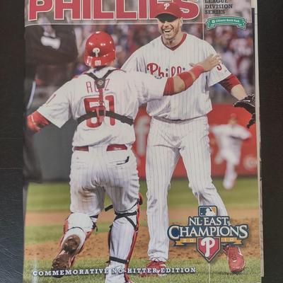 LOT 35K: MLB Philadelphia Phillies Magazines, Media Guides & 2020 Season Tickets w/ Player Portraits