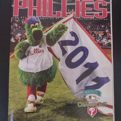 LOT 35K: MLB Philadelphia Phillies Magazines, Media Guides & 2020 Season Tickets w/ Player Portraits