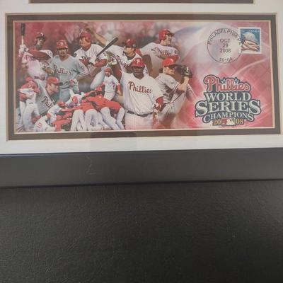 LOT 37K: 2008 World Series Champs Phillies Memorabilia