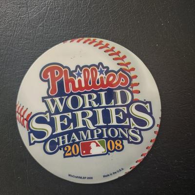 LOT 37K: 2008 World Series Champs Phillies Memorabilia