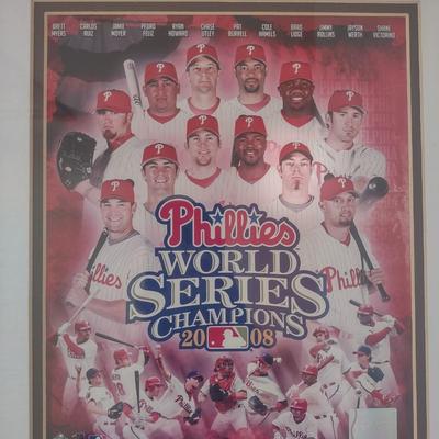 LOT 37K: 2008 World Series Champs Phillies Memorabilia
