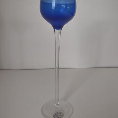 LOT 39K: Colored Glass Shot Glasses & Decorative Flutes
