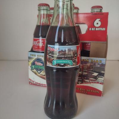 LOT 40K: 6 Pack of Coca-Cola Celebrating Inaugural Season of Phillies Playing at Citizens Bank Park