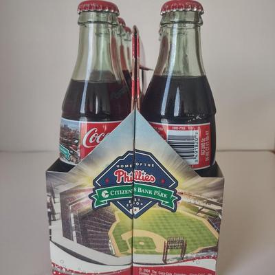 LOT 40K: 6 Pack of Coca-Cola Celebrating Inaugural Season of Phillies Playing at Citizens Bank Park