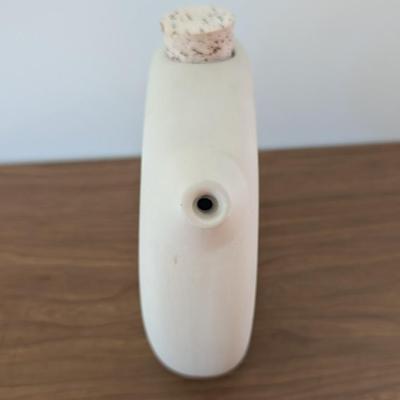 LOT 41K: 1960's MCM Hartstone Round Cork Wine Decanter