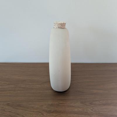 LOT 41K: 1960's MCM Hartstone Round Cork Wine Decanter