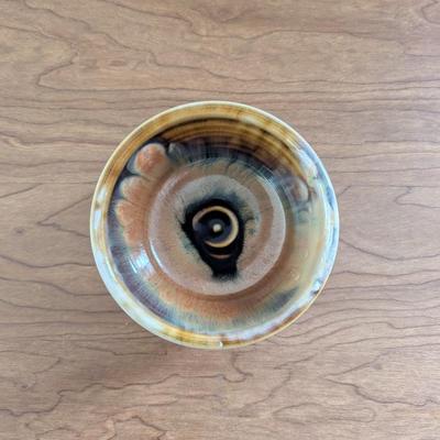 LOT 47K: Beautiful Signed Drip Glazed Pottery Bowls