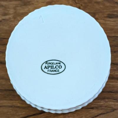 LOT 49K: Large Assortment of White Porcelain Apilco And Corningware Ramekins