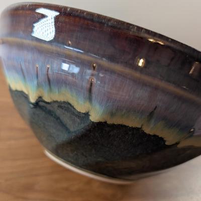 LOT 52K: Signed Hand Made Glazed Coordinating Pottery Bowls